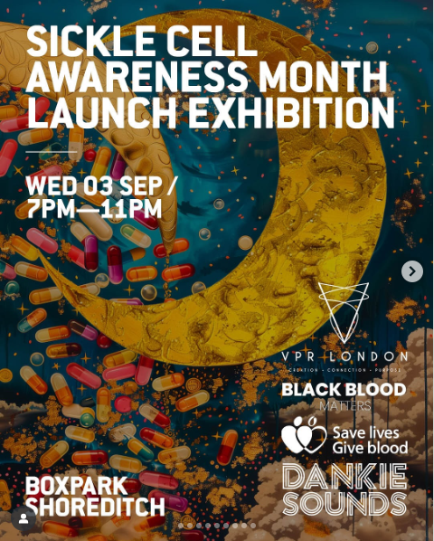 Akanji sickle cell awareness month exhibition