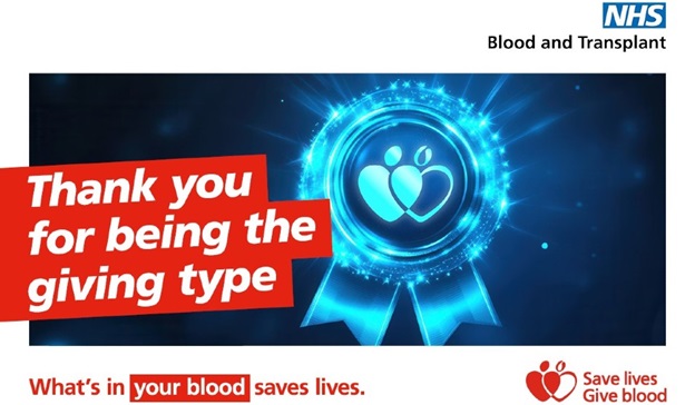 Give blood news article