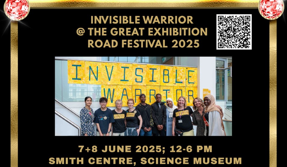 Invisible Warrior at the Great Exhibition Road Festival78 June 2025