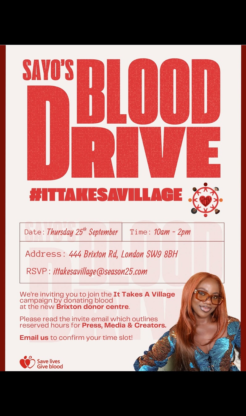 Sayos blood drive event