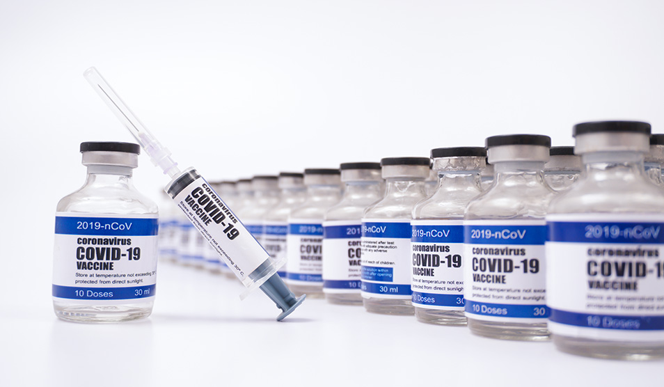 Covid-19 vaccine jars