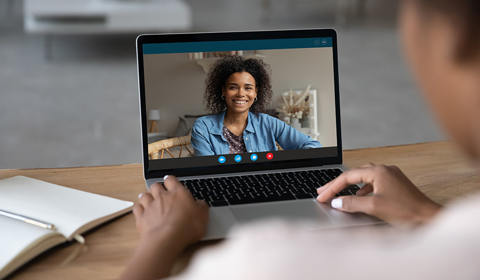 Laptop with video conference
